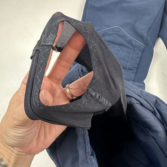 VTG Robbe Blue Ski Snowboard Pants Winter Foot Stirrups Made in USA 30" Waist - Picture 6 of 16